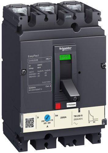 Выключатель автоматический в литом корпусе Schneider Electric EasyPact CVS100B 3п 25А 25кА фото Выключатель автоматический в литом корпусе Schneider Electric EasyPact CVS100B 3п 25А 25кА картинка
